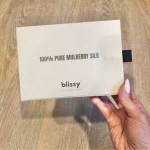 Blissy 100% Mulberry Silk Pillowcase - White - Standard
